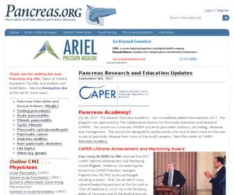 Pancreas.org(Pancreas) Screenshot