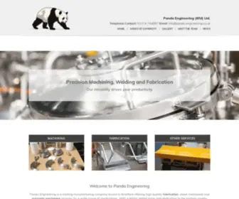 Panda-Engineering.co.uk(Fabrication Services) Screenshot