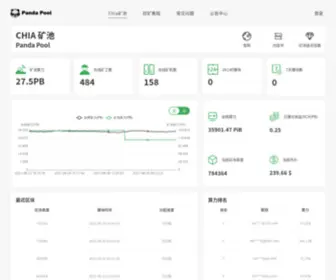Panda-Pool.com(熊猫矿池) Screenshot