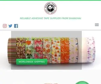 Panda-Tape.com(RELIABLE ADHESIVE TAPE SUPPLIER FROM SHANGHAI) Screenshot