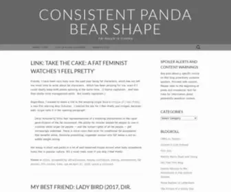 Pandabearshape.com(Consistent Panda Bear Shape) Screenshot