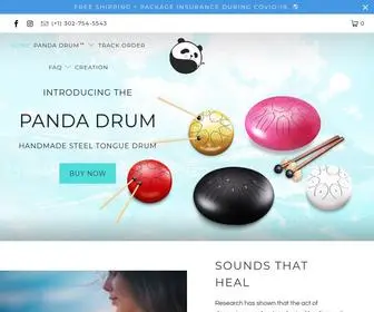 Pandadrum.com(Panda Drum™) Screenshot