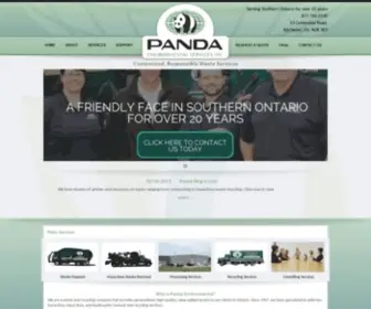 Pandaenvironmental.com(Garbage Waste Junk Asbestos Removal Metal Recycling Brantford) Screenshot