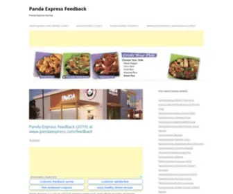 Pandaexpressfeedback.com(Pandaexpress.com/Feedback & Panda Express Survey to Win Panda Express Coupons) Screenshot