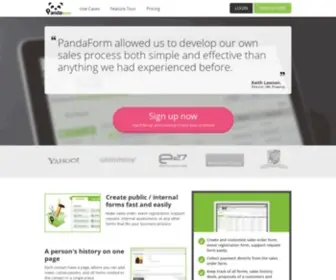 Pandaform.com(Manage all forms your company needs) Screenshot