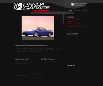 Pandagarageautosales.com(Panda Garage Auto Sales) Screenshot