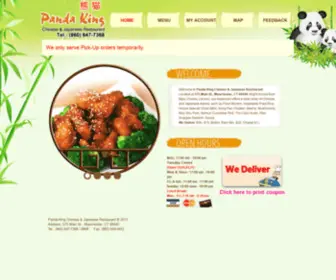 Pandakingct.com(Panda King Chinese & Japanese Restaurant) Screenshot