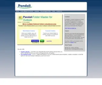 Pandali.com(The folder master for outlook) Screenshot