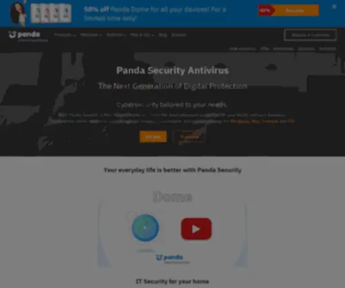 Pandasecurityusa.com(Antivirus for Windows) Screenshot