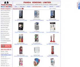 Pandavending.com(China Vending Machine Manufacturer) Screenshot