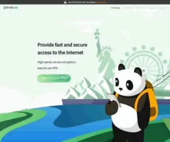 Pandawish.xyz(PandaVPN®) Screenshot