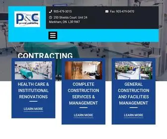 Pandccontracting.com(P&C General Contracting) Screenshot