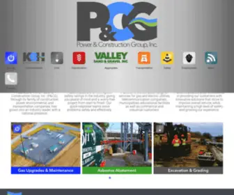 Pandcg.com(Power & Construction Group) Screenshot