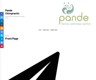 Pandechiropractic.ca(Pande Chiropractic) Screenshot