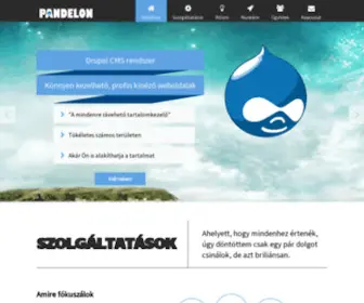 Pandelon.net(Weboldal készítés) Screenshot