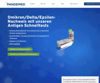 Pandemed.de(Online Shop) Screenshot