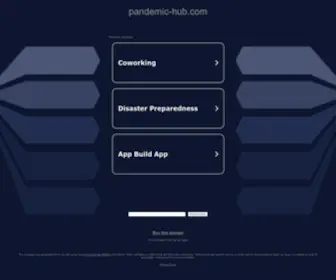 Pandemic-Hub.com(Pandemic Hub) Screenshot