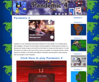 Pandemic4.org(pandemic4) Screenshot