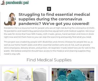 PandemicPal.net(Pandemic Pal) Screenshot