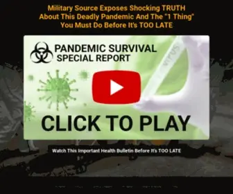 Pandemicsecrets.com(Pandemic survival) Screenshot