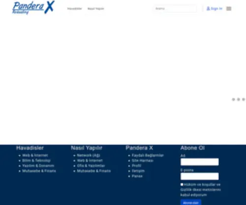 Panderax.net(Pandera X) Screenshot