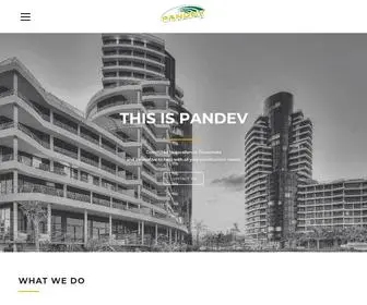 Pandev.co.za(Pan African Development) Screenshot