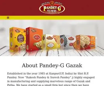 Pandey-G.com(Pandey-G Gazak) Screenshot