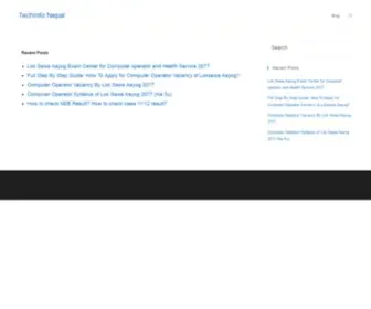 Pandeyniraj.com.np(TechInfo Nepal) Screenshot