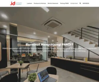 Pandi.id(Pengelola Nama Domain Internet Indonesia) Screenshot