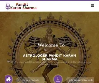 Panditkaransharmaa.com(Best Astrologer near me in India) Screenshot