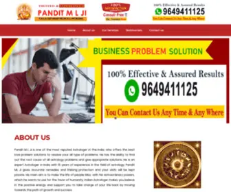 Panditmlji.com(Pandit ML JI) Screenshot