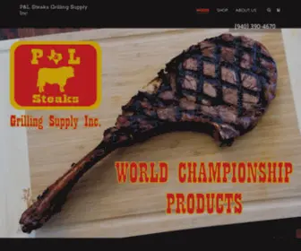 Pandlsteaks.com(Steak and BBQ Rubs) Screenshot