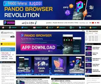 Pandobrowser.org(Pando) Screenshot