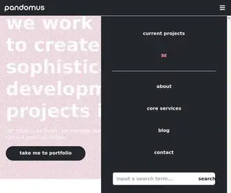 Pandomusgroup.com(Pandomus Group) Screenshot