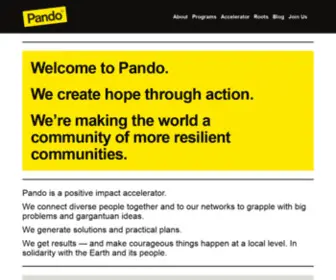 Pandopopulus.com(Pando Populus) Screenshot