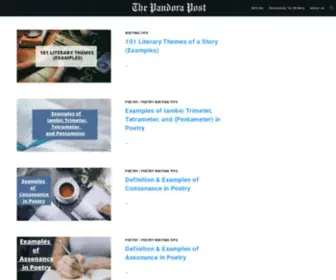 Pandorapost.com(Pandora Post) Screenshot