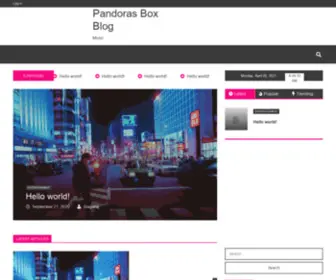 Pandorasboxblog.com(Pandorasboxblog) Screenshot