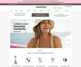 Pandorashop.co.za(PANDORA Shop South Africa) Screenshot