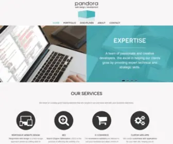 Pandorawebdesign.co.uk(Pandora web design) Screenshot