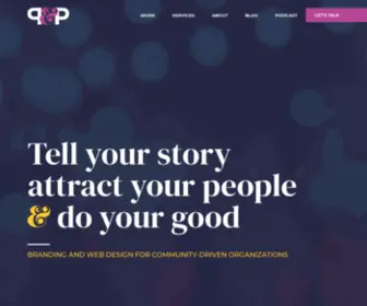 Pandpbrands.com(Branding and Websites for Community) Screenshot