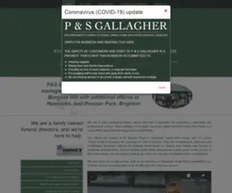 Pandsgallagher.co.uk(P&S Gallagher) Screenshot