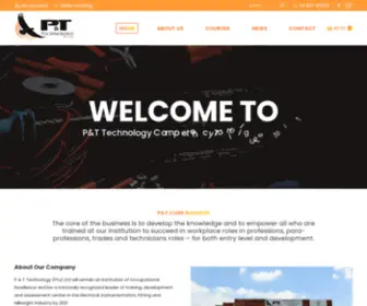 Pandttechnology.co.za(Skills Development and Training) Screenshot