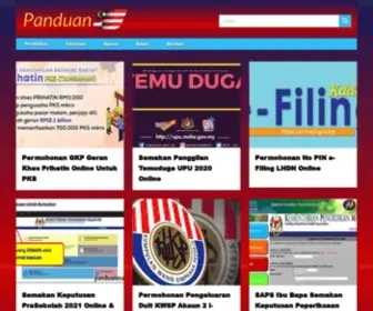 Panduanmalaysia.com(Panduanmalaysia. Portal rangkuman maklumat tepat meliputi Informasi) Screenshot
