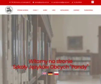 Pandy.com.pl(Szkoła Języków Obcych) Screenshot