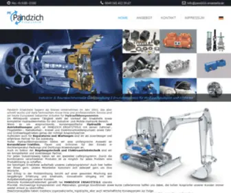 Pandzich-Ersatzteile.de(Pandzich Ersatzteile) Screenshot