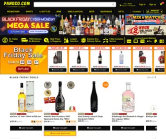 Paneco.com.sg(Alcohol Delivery) Screenshot