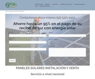 Panel-Solar.com.mx(Paneles Solares) Screenshot