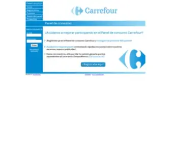 Paneldeconsumo.com(Panel de consumo Carrefour) Screenshot