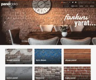 Paneldeko.com(Paneldeko Dekoratif Yapı Ürünleri Ltd) Screenshot