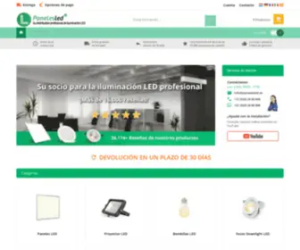 Panelesled.es(Paneles LED) Screenshot